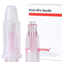 Aiguille de rehaussement des lèvres CONPUVON 30G 1,5 mm en acier inoxydable et plastique, écologique, étanche, jetable, sûre pour usage domestique ou en salon