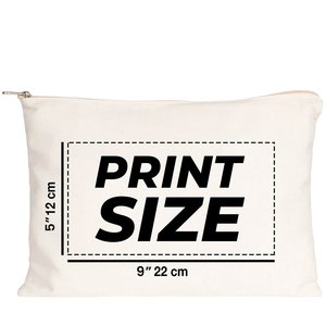 Custom Sublimation Printed <b>Laminated</b> Cotton Clutch <b>Pouch</b> 12 8 Inches (30 21 Cm) Promotional Bags - Product Image 2