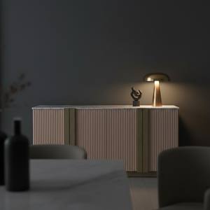 Aparador de 4 Puertas THE CABINET, Color Rosa Niebla - Product Image 3