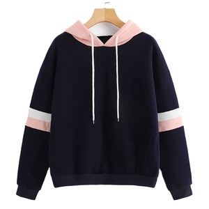 Nueva llegada de las mujeres sudaderas con capucha de lana hecha de varios colores de diseño de invierno sudaderas con capucha con logotipo personalizado - Product Image 1