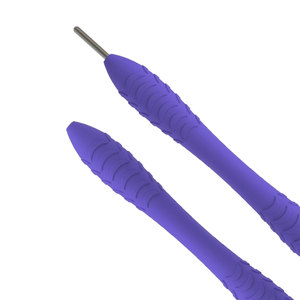 Soporte Profesional para Espejo Dental Morado con Funda de Silicona Resistente al Calor, Mango de Silicona para Examen Oral, Diseño Antifatiga - Product Image 3