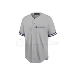 Nouvelle conception d'uniforme de baseball respirant, 100% polyester, prix bas, meilleure qualité, personnalisable pour la vente en ligne - Product Image 3