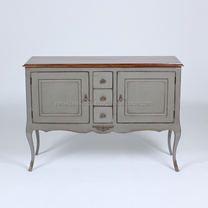 Serie de Muebles para Sala de Estar 1421 Hechos de Madera de Caoba, Medidas 120x38x80 con un Acabado Elegante - Product Image 1