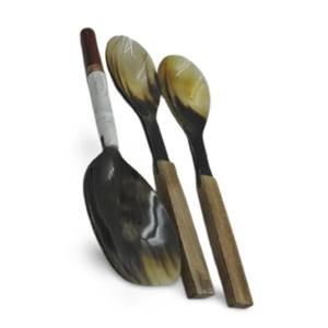 Cuillère en os de corne de buffle fabriquée en Inde par Tayyab Handicraft Meilleur prix d'Inde Agate - Product Image 3