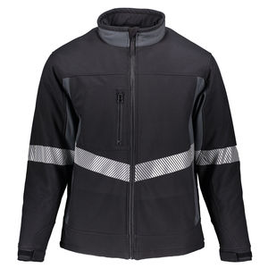 Veste softshell unisexe de haute qualité, manteau à capuche imperméable à manches longues avec fermeture éclair, coupe-vent de printemps pour homme, personnalisé pour OEM - Product Image 1