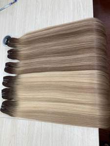 100% ต่อผมมนุษย์ Remy Ombre แบบสองเส้นผมมนุษย์เรียงตามแนวเดียวกัน - Product Image 3