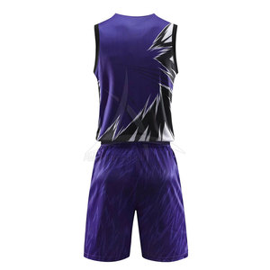 Uniforme de basket-ball sur mesure uniforme de basket-ball 100% polyester hommes uniforme de basket-ball - Product Image 2