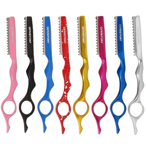 Pro Hairdressing Thinning <b>Comb</b> Thinning Razor Shaper Layer Styling Texturing <b>Comb</b>/ <b>Hair</b> Shaping Thinning Razor <b>Comb</b> Purple - Product Image 4
