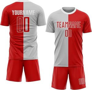 Camiseta de fútbol con cuello en V hecha a medida, ropa deportiva con logotipo de cualquier equipo, uniforme único - Product Image 5