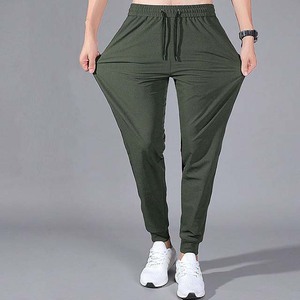 Nuevos pantalones de chándal personalizados de alta calidad para hombre, pantalones casuales, pantalones lápiz de lino natural a la moda, pantalones para hombre, rectos, a rayas curvas - Product Image 4