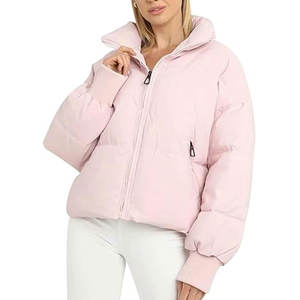 Doudoune Veste d'hiver à logo personnalisé avec capuche Coupe-vent Sports d'extérieur Street Wear Veste rembourrée respirante - Product Image 1