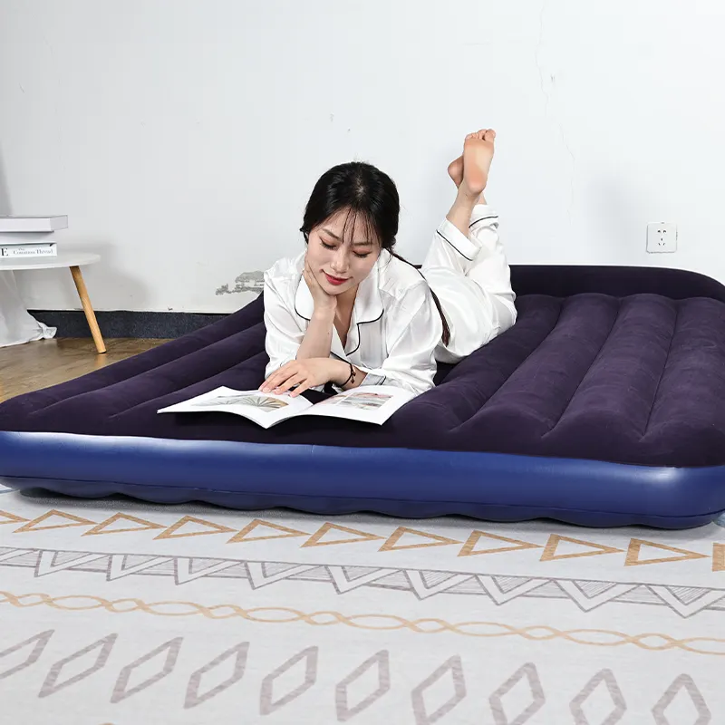 परिवार यात्रा floding डेरा डाले हुए inflatable बिस्तर आउटडोर उपयोग inflatable डबल हवा बिस्तर पोर्टेबल शिविर सो बिस्तर के गद्दे