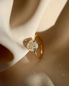 เครื่องประดับเพชรทองคำแท้18K สั่งทำ | สร้อยคอและแหวนทองคำสุดหรู | เครื่องประดับที่ดี oM/odm ผู้ผลิตเพชรรูปวงรีที่ปลูกในห้องปฏิบัติการ - Product Image 4