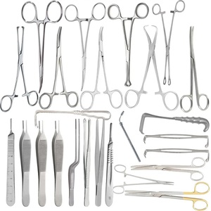 ชุดเครื่องมือผ่าตัดไส้เลื่อนและไส้ติ่ง 61 ชิ้น ชุดผ่าตัดถอดไส้ติ่งและไส้เลื่อนส่วนหน้า ชุดผ่าตัดเย็บไส้เลื่อน วัสดุสแตนเลส - Product Image 1