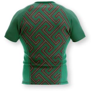 Fabricante de Uniformes de Rugby al por Mayor, Pantalones Cortos de Jersey de Tela Resistente y Transpirable con Logotipo Personalizado para Producción en Masa de Ropa Deportiva - Product Image 2