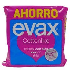 Toalla Sanitaria Ecológica Al-ways Ultrafina y Ancha de Fibra de Algodón para Mujer, Marca EVAX - Product Image 2