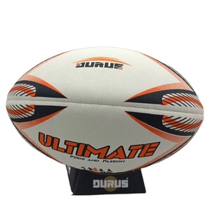 Balón de Rugby Mini de PVC de Alta Calidad Personalizado, 8 Pulgadas, Cámara de Goma, Ligero y Duradero para Escuelas, Clubes y Deportes al Aire Libre - Product Image 1