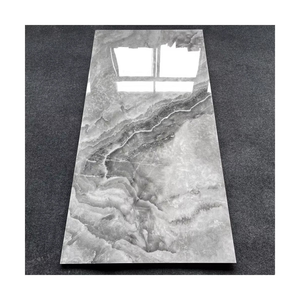 Carreaux de porcelaine vitrifiés polis gris moderne de luxe 600x1200 pour murs intérieurs Villas Malls Firebrick Premium Flooring - Product Image 1