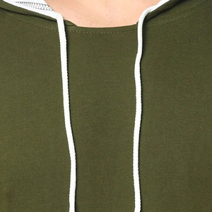 Sweat à capuche slim fit pour homme en tissu français de haute qualité, avec logo personnalisé, design hivernal coloré, broderie, compression - Product Image 6