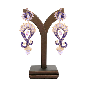 Elegant AD <b>Gold</b> Plated Earrings Traditional Luxury <b>Antique</b> Imitation Jewelry Pearl Custom Fashion Jewelry Weddings Direct Export - Product Image 1