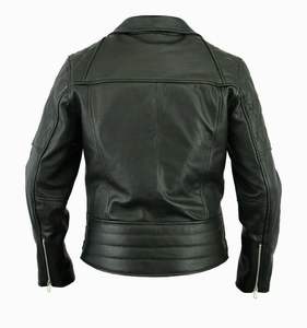 Blouson en cuir véritable pour moto Cafe Racer, luxe, exotique, imperméable, unisexe, toutes saisons, fabricant OEM/ODM - Product Image 4
