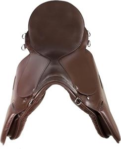 Sillín de doma inglesa de calidad superior para equitación Asiento de contacto cercano de cuero genuino suave Sillín de caballo inglés - Product Image 2