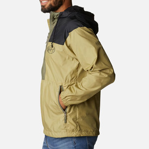 Venta al por mayor 100% chaqueta de nylon para correr personalizado impermeable y a prueba de viento Anorak cortavientos para hombres y mujeres tela de lona - Product Image 3