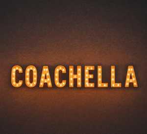 Letras Gigantes de Marquesina con la Palabra 'COACHELLA' |   Letras Decorativas Iluminadas con Temática Festiva, Letreros Personalizados con Bombillas, Letras de Marquesina - Product Image 3