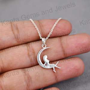 Handmade Designer 925 Sterling Silver Rhodium Plated Zircon Heart Girl Locket <b>Pendant</b> <b>Fine</b> <b>Pendants</b> <b>Charms</b> Girlfriend Wholesale - Product Image 6