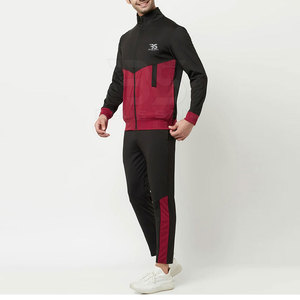 Conjunto de chándal para hombre con chaqueta con cremallera y pantalones de Jogger para ropa deportiva de calle diaria, chándal atlético para hombre - Product Image 2