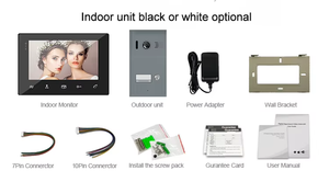 Kit de Videoportero de 2 Cables <span class=keywords><strong>Comtech</strong></span>, Intercomunicador con Visión Nocturna, Cámara Exterior a Color Resistente al Agua y Función de Monitor - Product Image 4