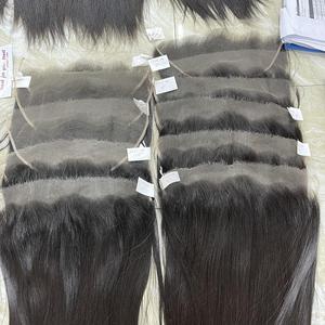 Prix de gros du fournisseur Hd Lace Frontal, droit naturel avec devant en dentelle 13x4 13x6 fabriqué à partir de cheveux humains vietnamiens 100% - Product Image 5