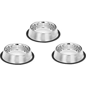 Bol et gamelle en acier inoxydable pour chien et chat, gamelle pour animaux de compagnie et gamelle à eau - Product Image 5