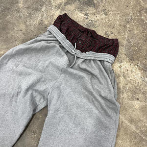 Pantalon baggy de haute qualité, sur mesure, double taille, lourd, ample, évasé, droit, large, pantalon de survêtement ample pour hommes - Product Image 2