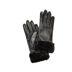 Guantes de Motocicleta de Piel de Oveja Genuina para Mujer, Resistentes al Viento, Cálidos para Invierno, con Forro de Piel Real - Product Image 1