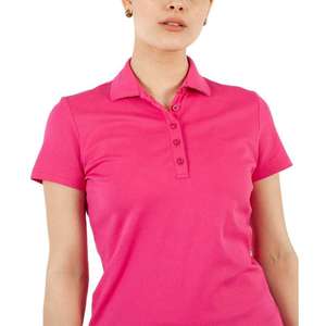 Custom Logo High Quality Women Cotton Polo Shirt Breathable Slim Fit Short Sleeve Ladies Golf Tennis Sports Casual Polo Top - Product Image 4