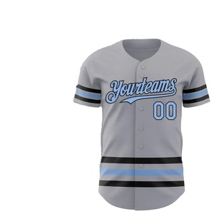 Nueva Camiseta de Béisbol de Diseño Personalizado, Cosida, Personalizada, de Malla 100% Poliéster, Cuello en V, Unisex, para Adultos, de la Mejor Calidad, Transpirable, Deportiva - Product Image 5