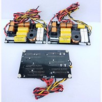 Enceinte audio passive de scène 12 pouces avec 2 tweeters, filtre de crossover pour aigus et basses, et diviseur de fréquence pour haut-parleurs