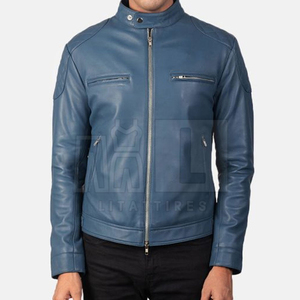 Veste en cuir pour hommes de la meilleure qualité Veste en cuir véritable pour hommes Dernière conception Automne Hiver Veste en cuir pour hommes - Product Image 3