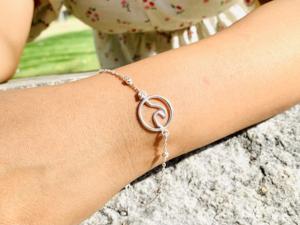 Créateur de mode populaire bijoux faits à la main 925 Bracelet de vague en argent Sterling en gros bijoux de vague en argent aux prix d'usine - Product Image 6