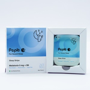 Bandes orales de mélatonine Popit au goût de menthe, dissolution rapide, soutien nocturne avec des ingrédients naturels - Product Image 2