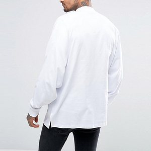 Tendance Fabrication de vêtements Perceuses de fitness Services OEM Vente en gros Chemise à manches longues à col haut Motif ample Idéal pour les hommes - Product Image 3