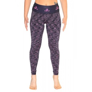 Leggings de yoga de fitness de haute qualité pour femmes taille élastique motif solide décoration en maille-vente en gros respirant évacuant la sueur - Product Image 1