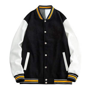 Ropa de calle de la mejor calidad para hombre, chaqueta universitaria lisa en blanco, Jersey, chaquetas con letras de invierno - Product Image 1