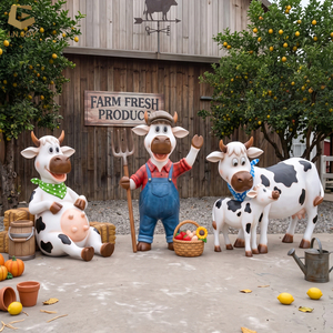 Ensemble de modèles animatroniques de chèvres et de moutons pour les parcs zoologiques et les fermes éducatives - Product Image 4