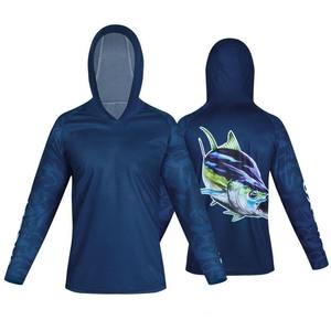 Traje de Pesca Personalizado de Manga Larga, Sudadera Transpirable de Poliéster con Impresión Digital, Secado Rápido, Protección Solar y Contra el Viento, para Senderismo y Pesca - Product Image 5
