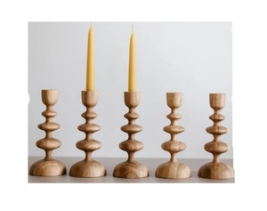 Bougeoir en bois fabricant bougeoirs en bois naturel rustique bas quantité minimale de commande forme personnalisée mangue faite à la main vente directe d'usine - Product Image 6