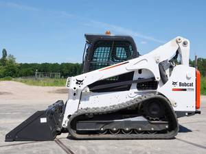 Chargeur frontal d'occasion pour matériel de construction T740 Skid Steer Wheel Loader T450 Mini Crawler Skid Steer Loader - Product Image 6