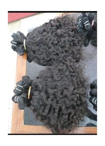 100% Vierge Pas Cher Remy Naturel Bouclés Indien Cheveux Humains Non Transformés Cuticules Alignés Extensions Vente Chaude 2025 Vendeurs En Vrac - Product Image 3