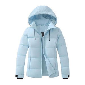 Chaqueta de Invierno Premium para Mujer, Reciclada, Impermeable, Acolchada, con Capucha, Aislante, Cálida, Ecológica y Ligera - Product Image 1